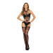 Бодістокінг SoftLine Bodystocking 2062 One Size Black