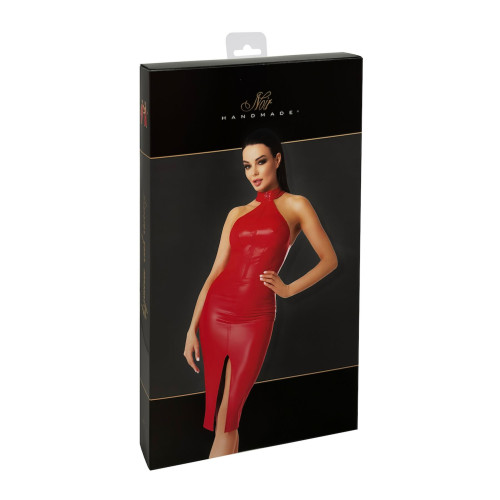 Платье Noir Handmade F354 Red powerwetlook dress - M