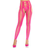 Колготки Leg Avenue Seamless Opaque Footless Suspender Hose One Size Neon Pink