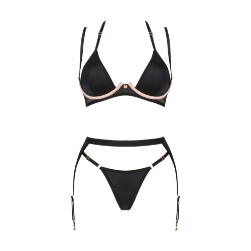 Obsessive Selinne 3-pcs set черный M/L