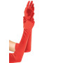 Длинные атласные перчатки Leg Avenue Extra Long Satin Gloves, One Size, красные