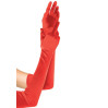 Длинные атласные перчатки Leg Avenue Extra Long Satin Gloves, One Size, красные