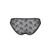 Трусики слепые с кружевной сеточкой Passion Dina Thong black L/XL