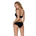 Трусики с широкой резинкой и кружевом Passion PS001 PANTIES S, black