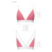 Спортивный топ с двойными бретелями Passion PS007 TOP S, pink