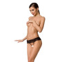 Мереживні стрінги з доступом Passion Senia Thong black S/M