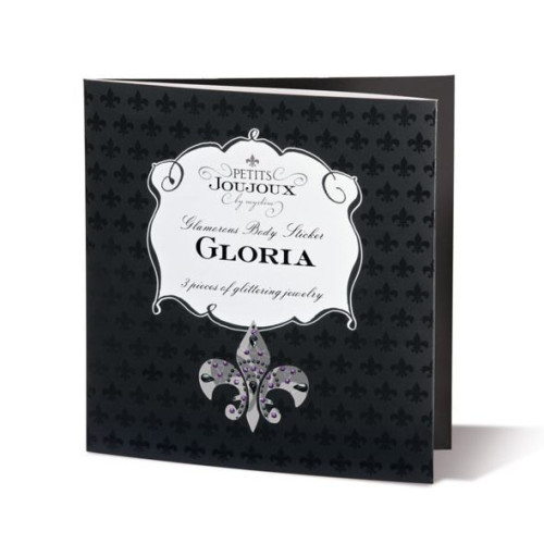 Пэстис из кристаллов Petits Joujoux Gloria set of 3 Красные