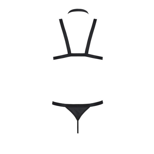 Комплект мужского белья со стреп Passion 039 Set Andrew black XXL/XXXL