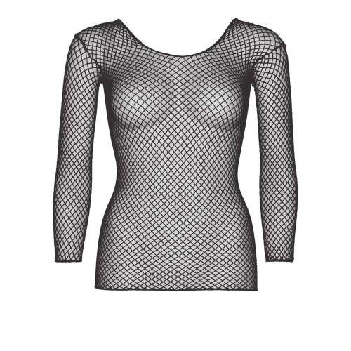 Сетчатый топ Leg Avenue Long Sleeves T-Shirts Black, One Size