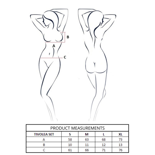 Комплект Passion TIVOLEA SET violet S