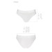 Трусики з прозорою вставкою Passion PS006 PANTIES XL, white