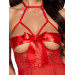 Беби-дол Kissable Sexy Kiss Babydoll Red L/XL