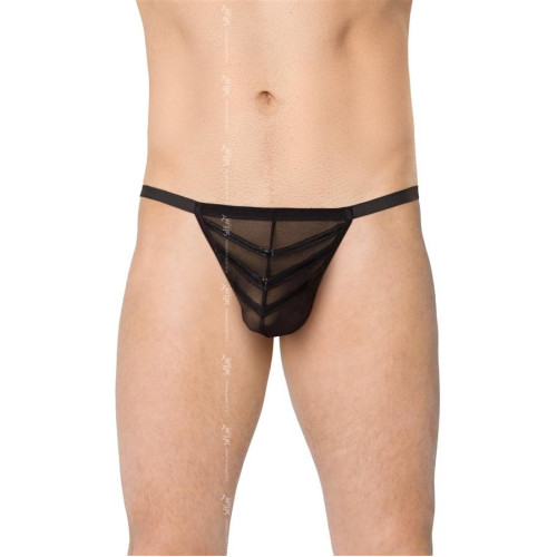 Мужские стринги SoftLine Mens Thong 4527 S/L Black