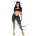 Еротичний костюм Медузи Горгони Leg Avenue Medusa Costume S, топ, спідниця, нарукавники, прикраси