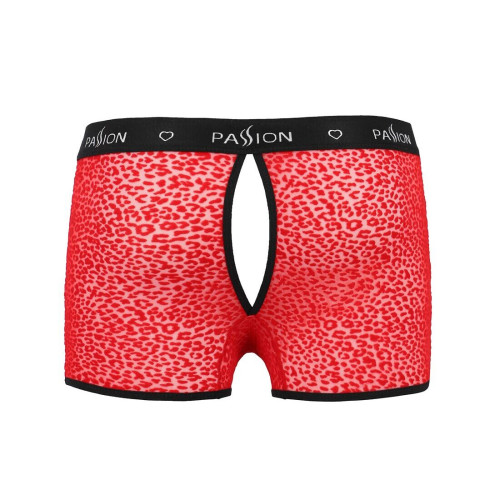 Чоловічі прозорі боксери Passion 046 Parker Red XXL/XXXL