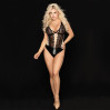 Еротичний боді JSY з мереживом Чорний S/M