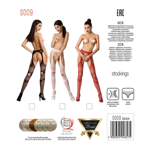 Эротические колготки Passion S009 Красные S/M/L