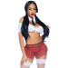 Костюм дерзкой школьницы Leg Avenue Naughty SchoolGirl, one size, топ, юбка и галстук