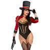 Костюм циркачки Leg Avenue Ravishing Ringmaster Bodysuit L