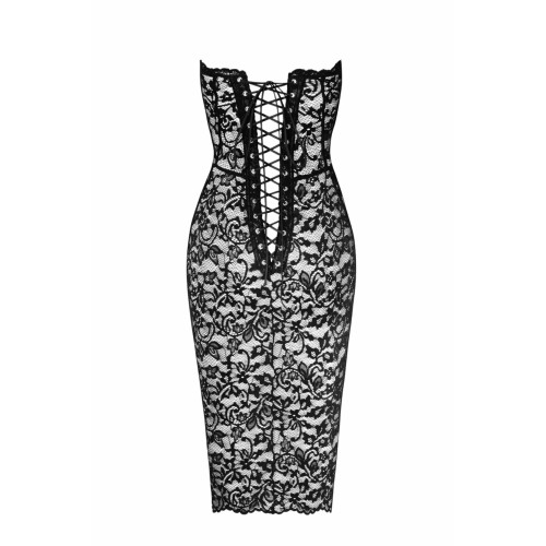 Сукня Noir Handmade F301 Catalyst lace up midi dress - 3XL