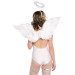 Крылья ангела Leg Avenue Marabou Feather Angel Wings, настоящие перья