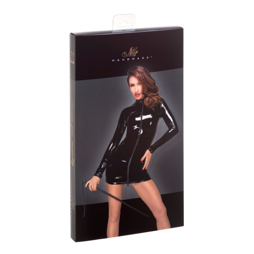 Платье с мокрым эффектом Noir Handmade F187 PVC mini dress, M