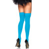 Щільні неонові панчохи Leg Avenue Nylon Thigh Highs Neon Blue one size