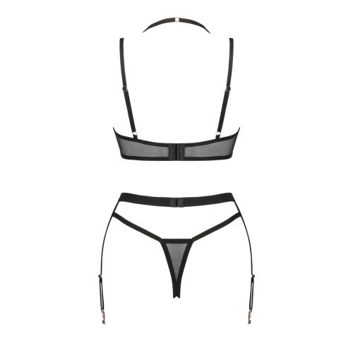 Obsessive Selinne 3-pcs set черный XL/2XL