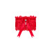 Ажурна підв’язка Obsessive Amor Cherris garter, red