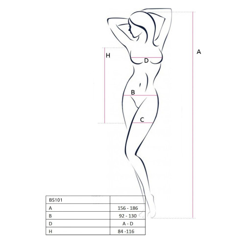 Напівпрозора мінісукня Passion BS101 One Size, red, рукави-мітенки