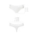 Трусики-бразилиана из хлопка Passion PS005 PANTIES XL, white