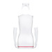Еротичний костюм медсестри Obsessive Emergency dress білий S/M