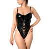 Сексуальное лакированное боди Art of Sex - Josephine черное S