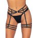 Гартеры Leg Avenue Rhinestone garter strapps Black