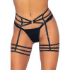 Гартеры Leg Avenue Rhinestone garter strapps Black