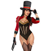 Костюм циркачки Leg Avenue Ravishing Ringmaster Bodysuit M