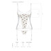 Корсет с подвязками + стринги Passion LOVELIA CORSET white S/M