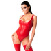 Боди Noir Handmade F352 Red powerwetlook body - XXL