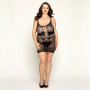 Платье JSY P81168 Черное Plus Size
