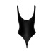 Боди с мокрым эффектом Noir Handmade F244 Powerwetlook body with high cut bottom hem, M