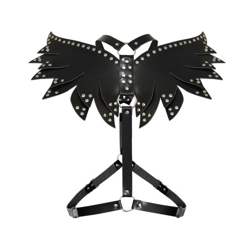 Женская портупея Art of Sex - Wings черная XS-M, экокожа