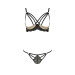 Комплект білизни Passion VALERY SET OpenBra Чорний L/XL