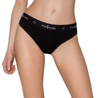 Трусики-слипы из хлопка с эластаном Passion PS004 PANTIES M, black
