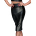Юбка-карандаш со шнуровкой Noir Handmade F152 Powerwetlook pencil skirt, XXL, с мокрым эффектом