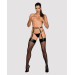 Гартери Obsessive A741 garter belt black O/S