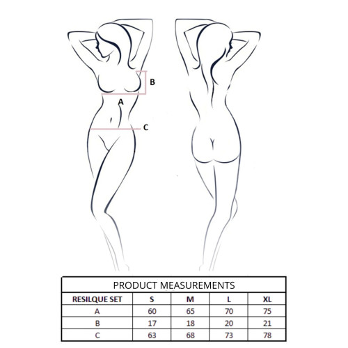 Комплект Passion RESILQUE SET white XL