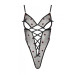 Эротический боди с рисунком Passion LOVELIA BODY black S/M