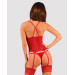 Obsessive Lacelove corset красный M/L