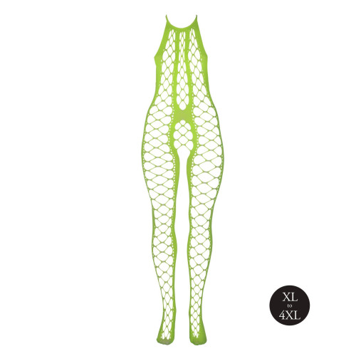 Бодістокінг Ouch! Bodystocking With Halterneck Green XL/4XL