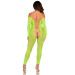 Бодистокинг Leg Avenue Crotchless Footless Lingerie Bodystocking One Size Neon Green